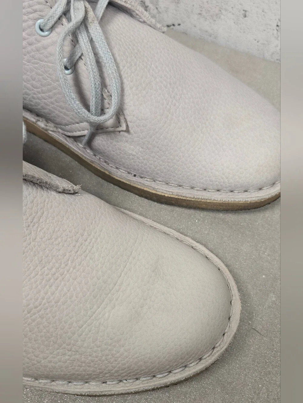 Clarks Originals Desert Boot Light Blue Leather Chukka Boots Size 9.5
